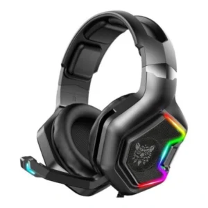 Yiwu- Auriculares Gamer Onikuma K10 - ELK10 con cordón de color arcoíris.