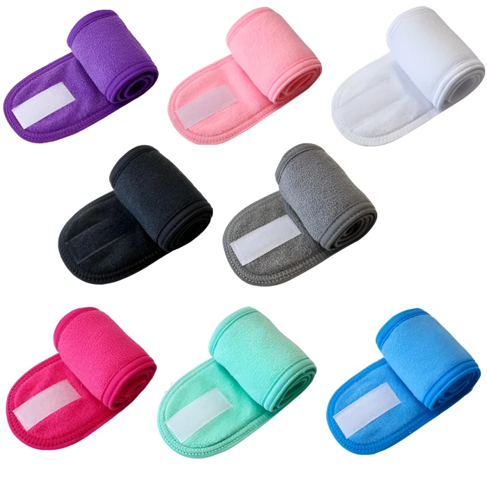Diadema facial, toalla elástica lavable