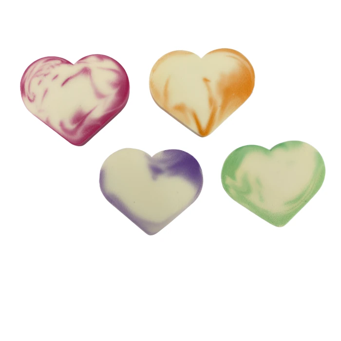 Set de esponjas de maquillaje forma de corazón