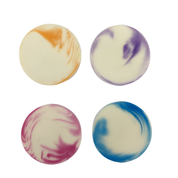 Set de esponjas de maquillaje forma circular