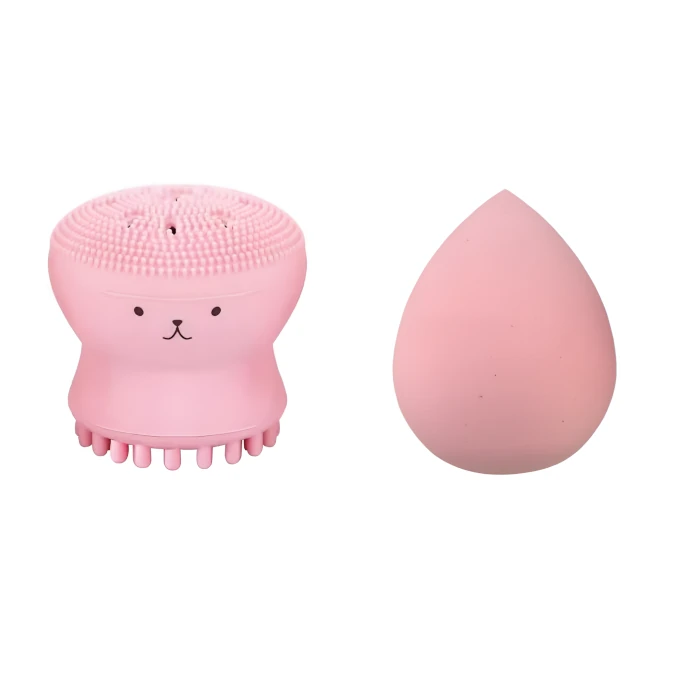 Set esponja y limpiador facial