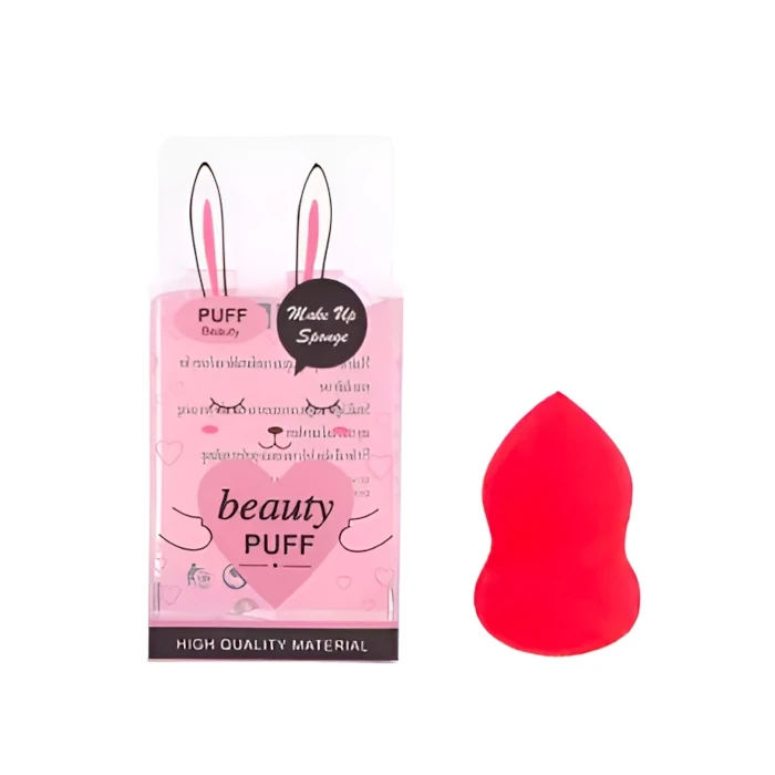 Esponja de maquillaje con soporte estuche
