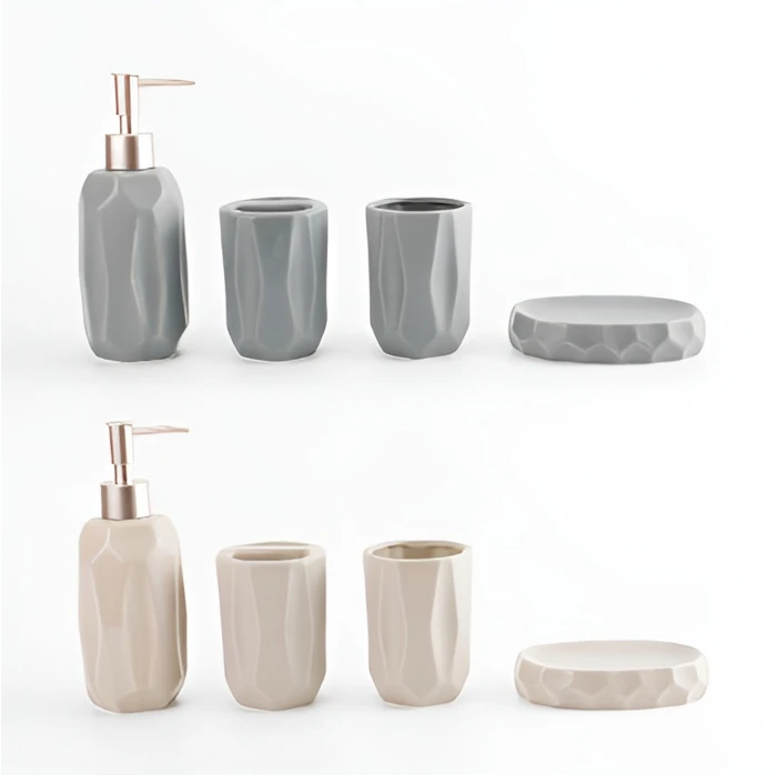 Conjunto de 4 accesorios de baño