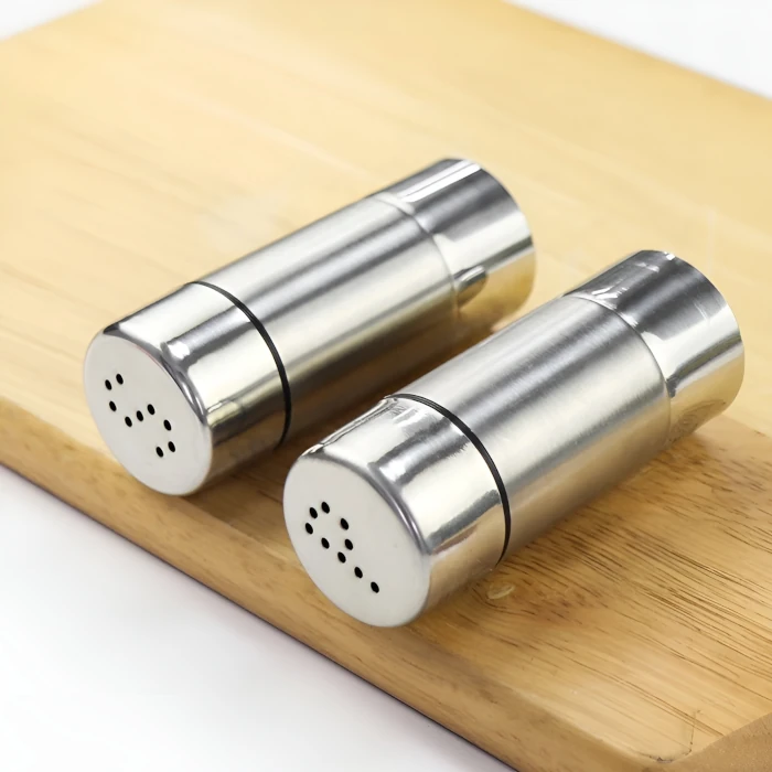 Frascos de condimentos para sal y pimienta