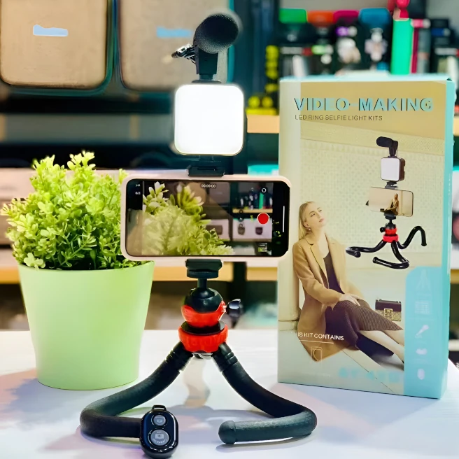 Kits de luz de anillo LED para selfies y creación de videos 