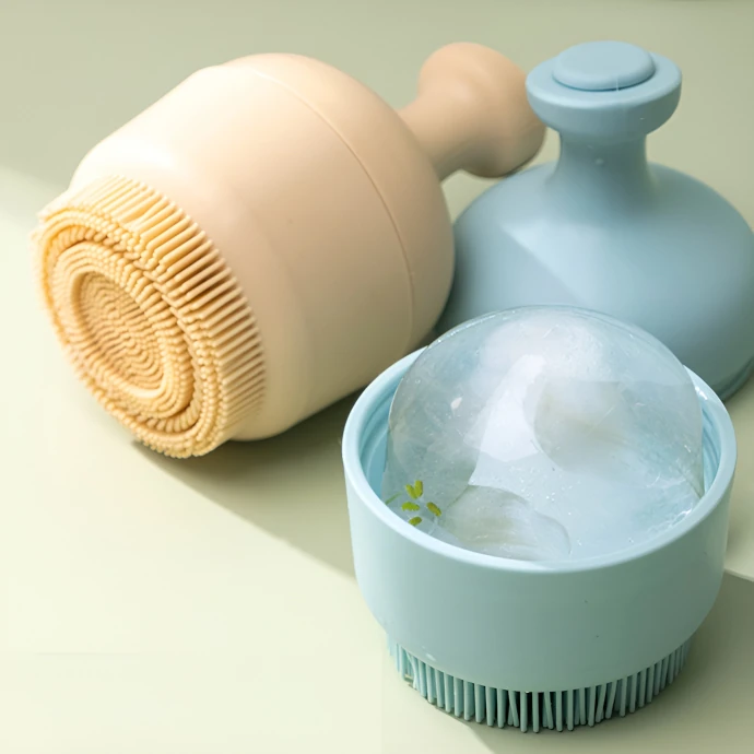 Cepillo facial de hielo