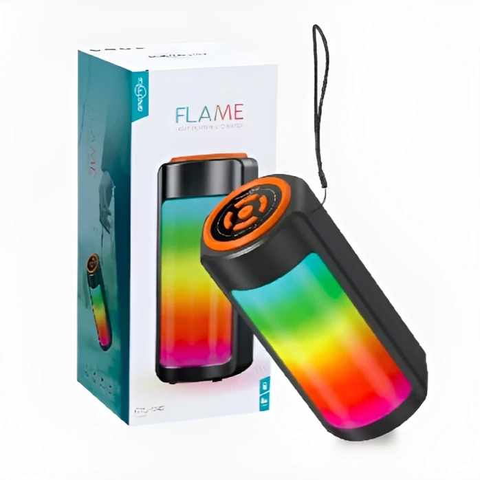 Luz de llama del altavoz Bluetooth 