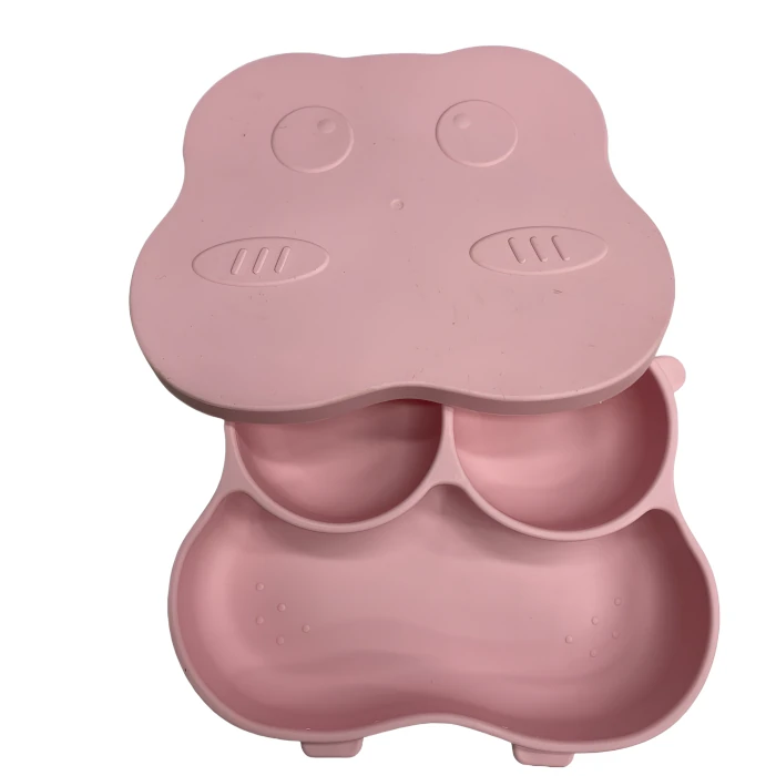 Plato de hipopótamo adorable