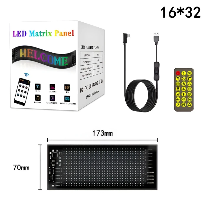 Panel de matriz LED 16X32 
