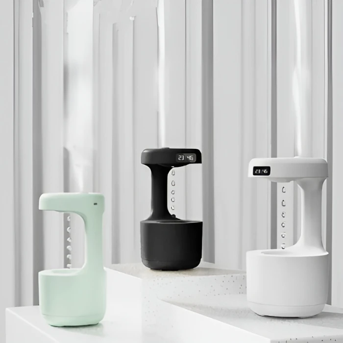 Humidificador antigravedad de suave deslizamiento